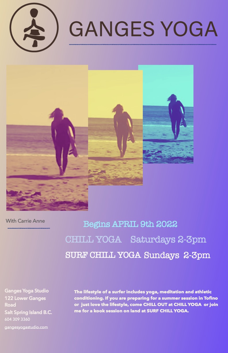 Surf Chill Yoga poster