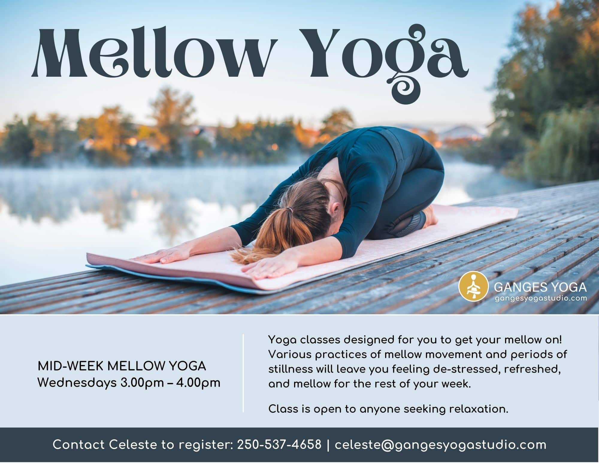 Mellow Yoga Poster