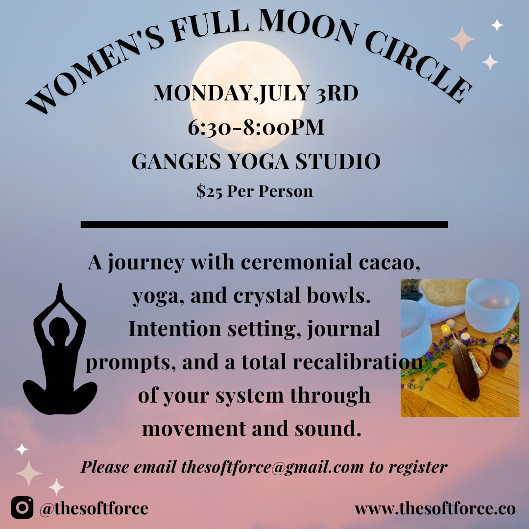 Women's Full Moon Circle poster
