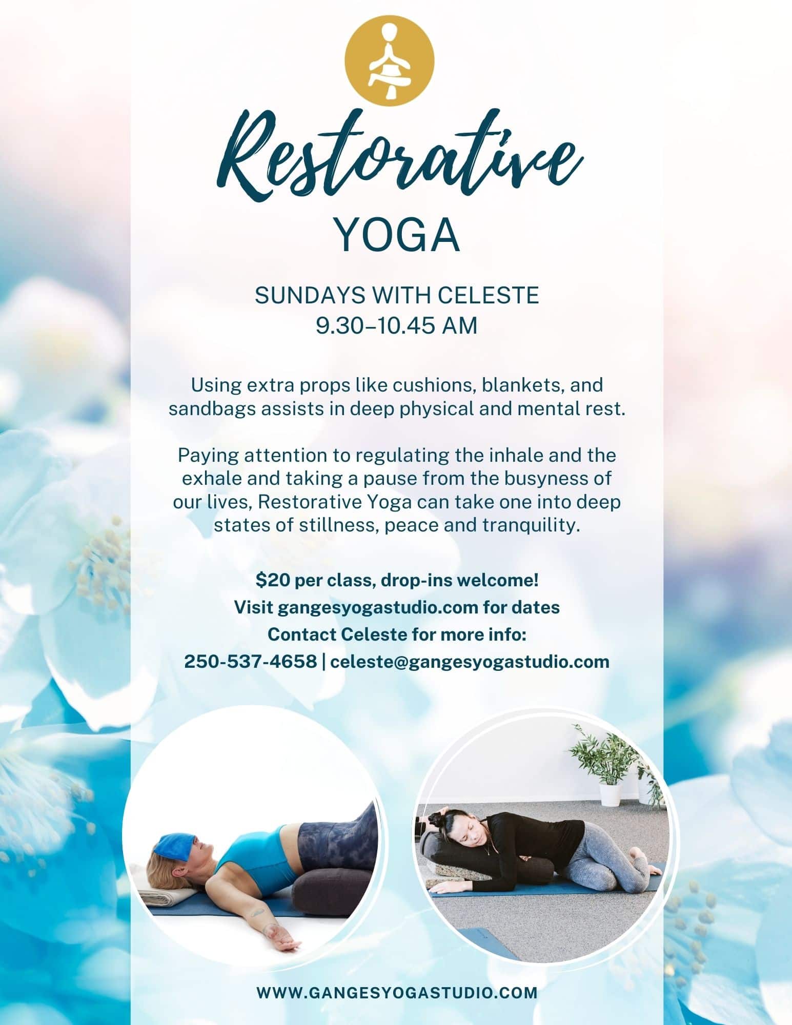 Restorative Yoga Poster
