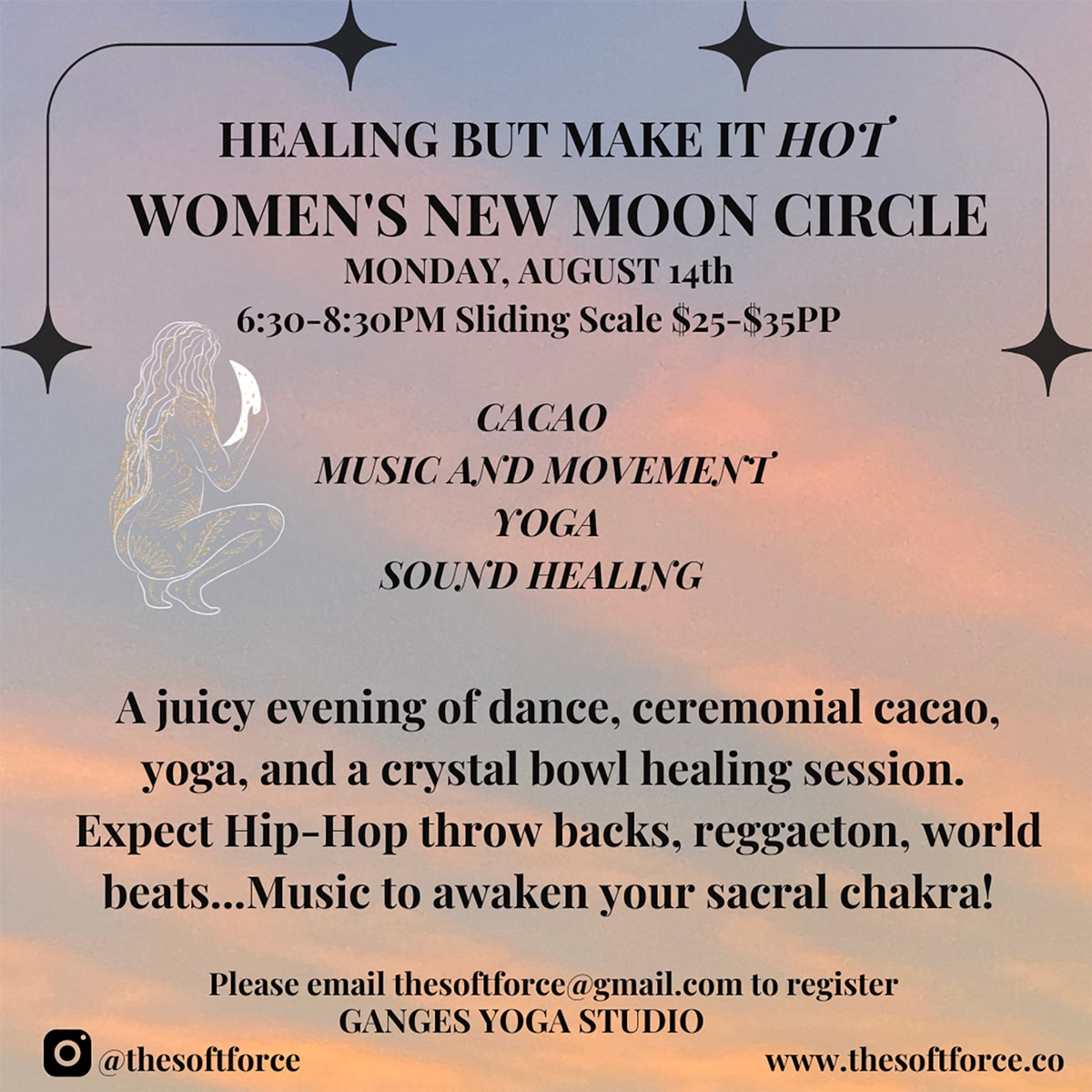 Women's New Moon Circle poster