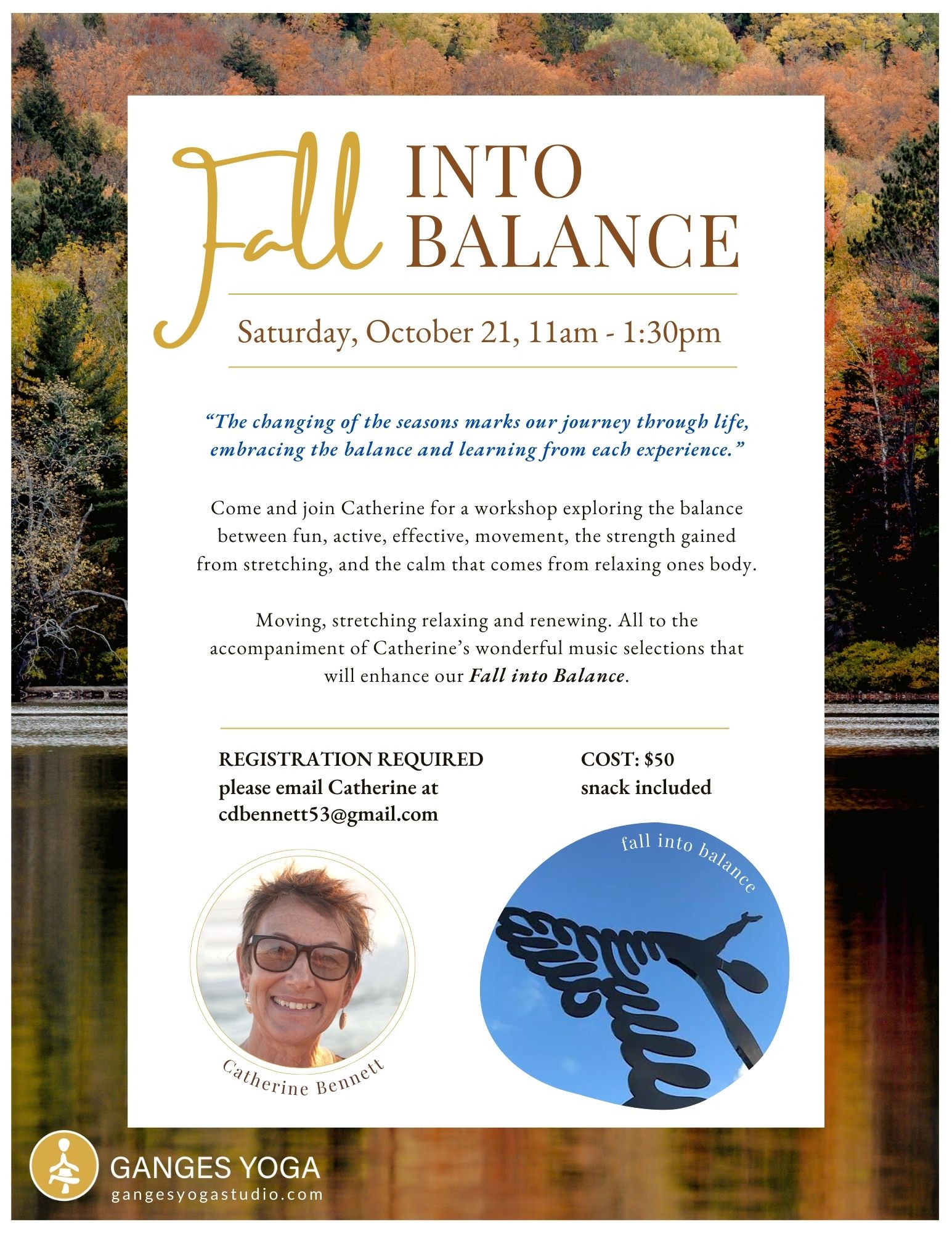 Fall into Balance workshop poster