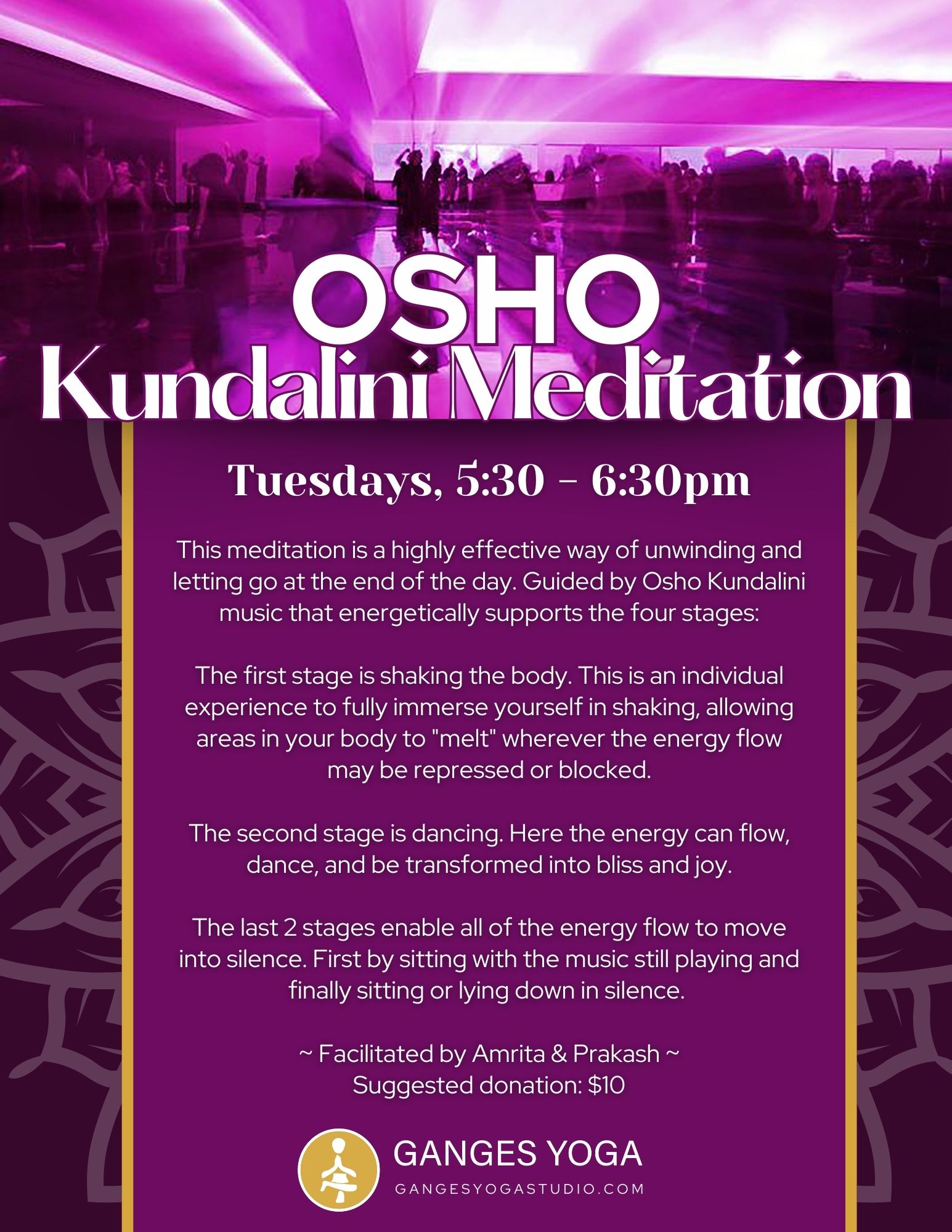 Osho Kundalini Meditation poster