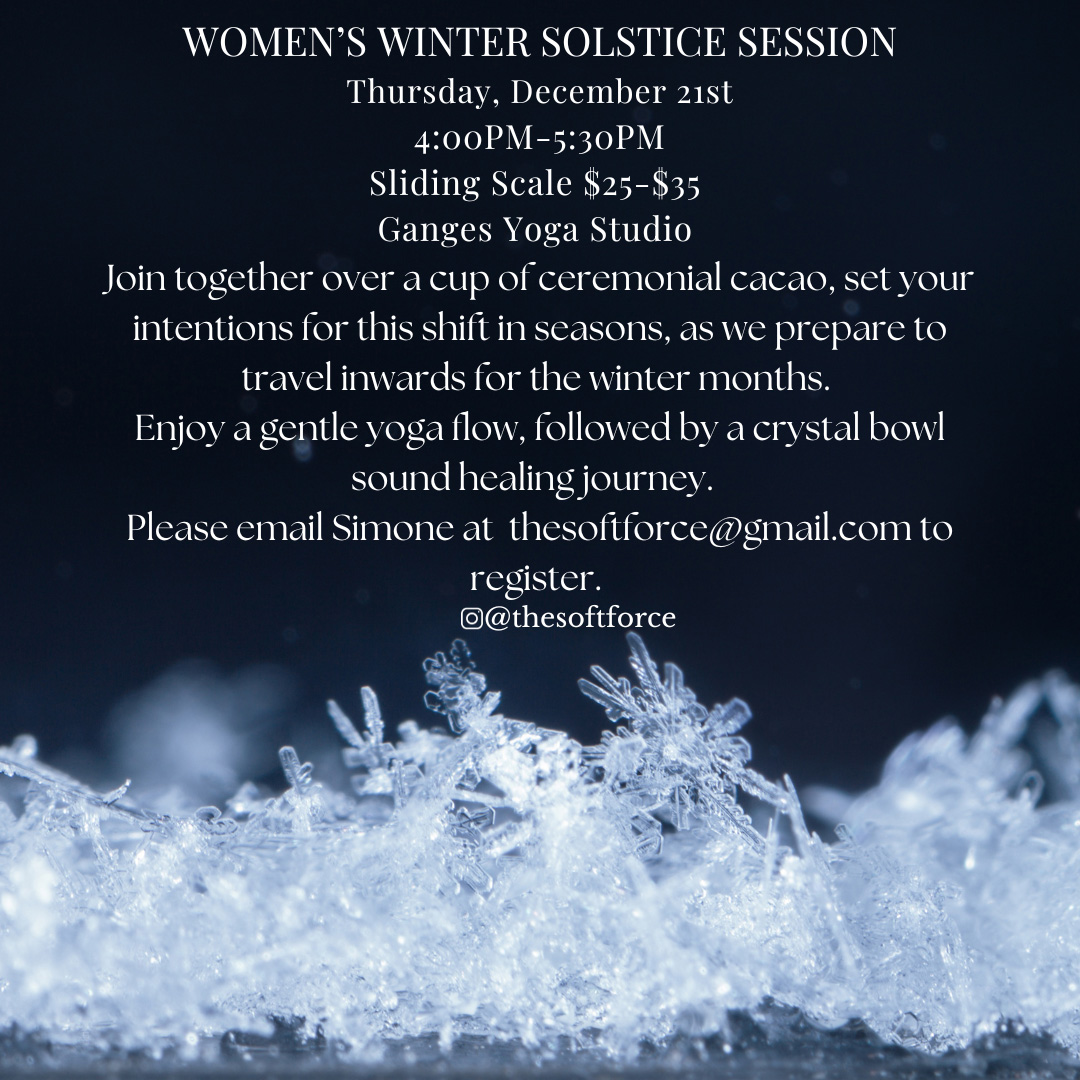 Women's Winter Solstice Session poster